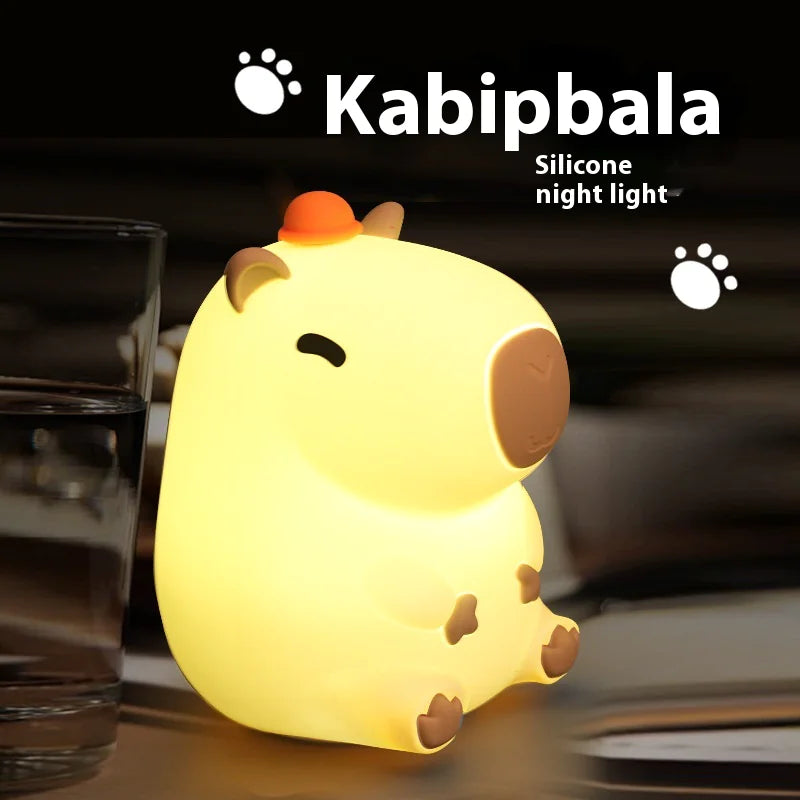 Capibara Silicone Night Lamp